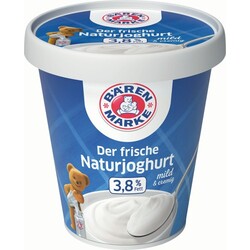 Bärenmarke Naturjoghurt 3,8 Prozent - 4045317056407