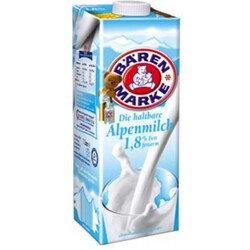 Bärenmarke - Haltbare Alpenmilch 1,8 % Fett - 4045317058609