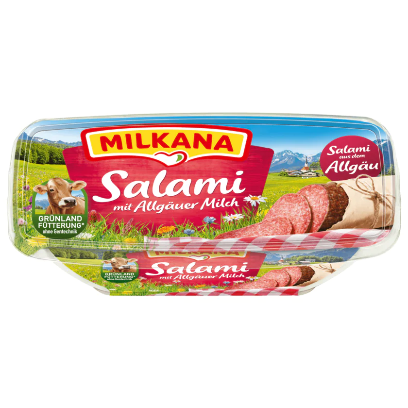 Milkana Schmelzkäse Salami 190g - 4045357010698