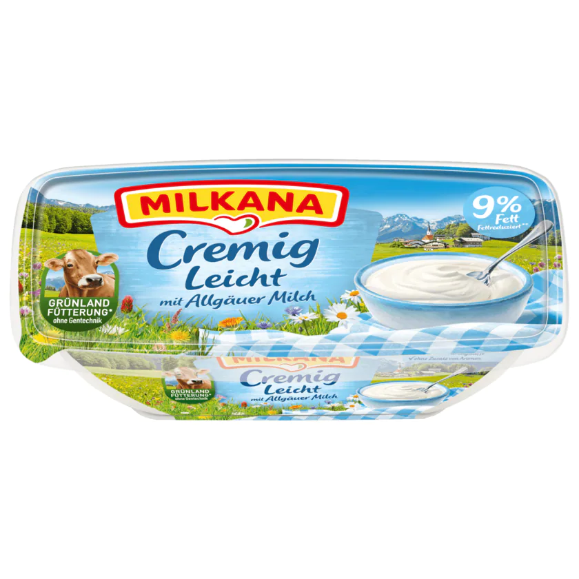 Milkana Schmelzkäse Cremig Leicht 190g - 4045357010841