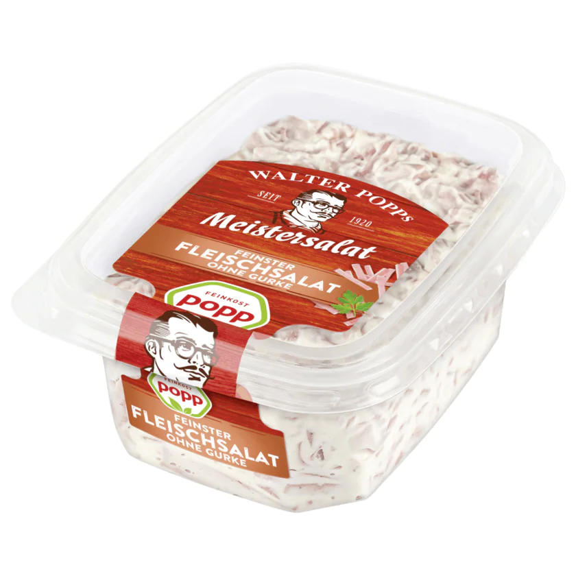 Popp Fleischsalat ohne Gurke 200g - 4045800236255