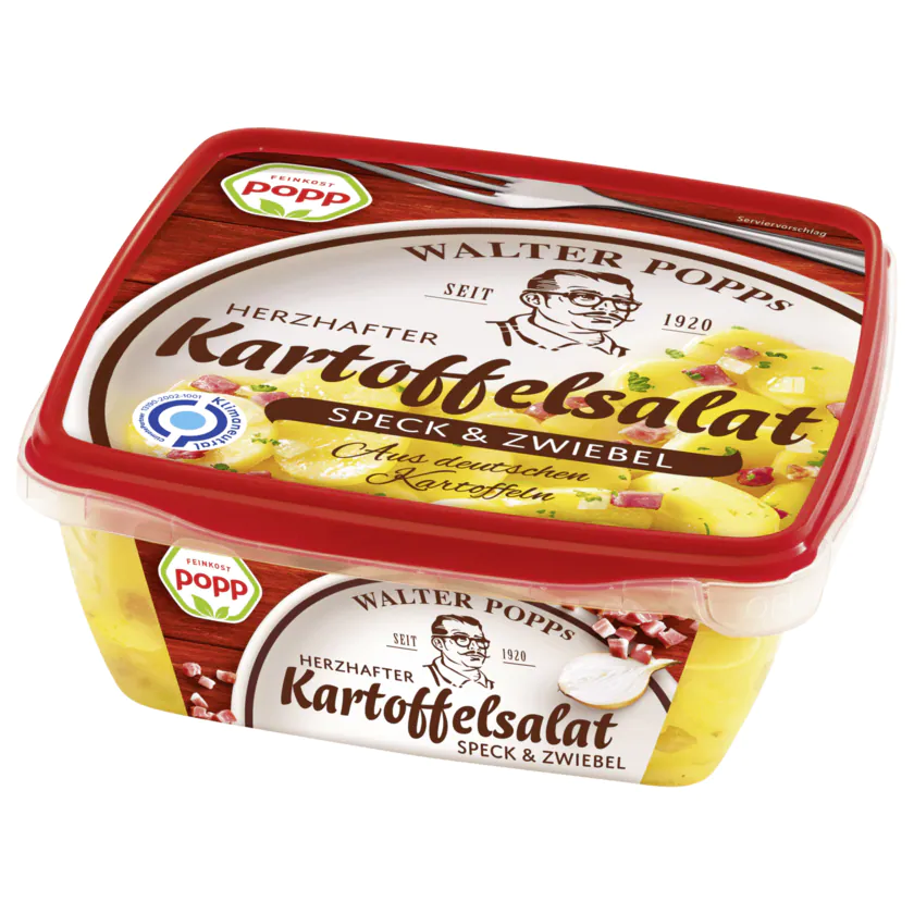 Popp Herzhafter Kartoffelsalat Speck & Zwiebel 400g - 4045800700749