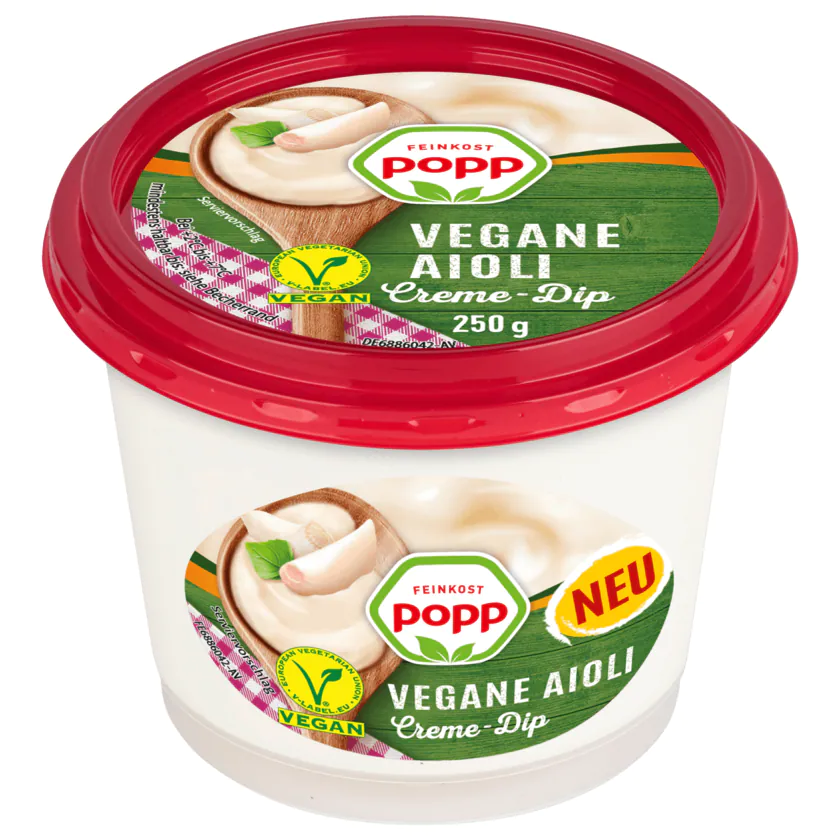 Popp Vegane Aioli 250g - 4045800767414