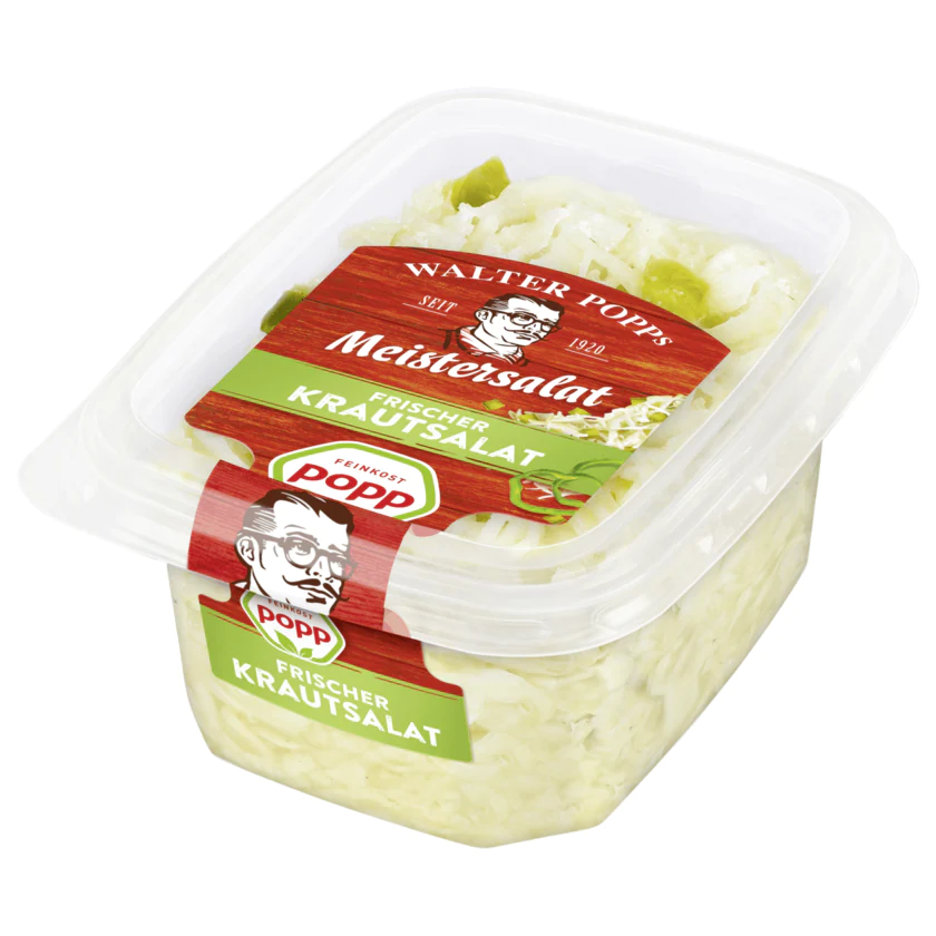 Popp Weißkrautsalat 220g - 4045800771787