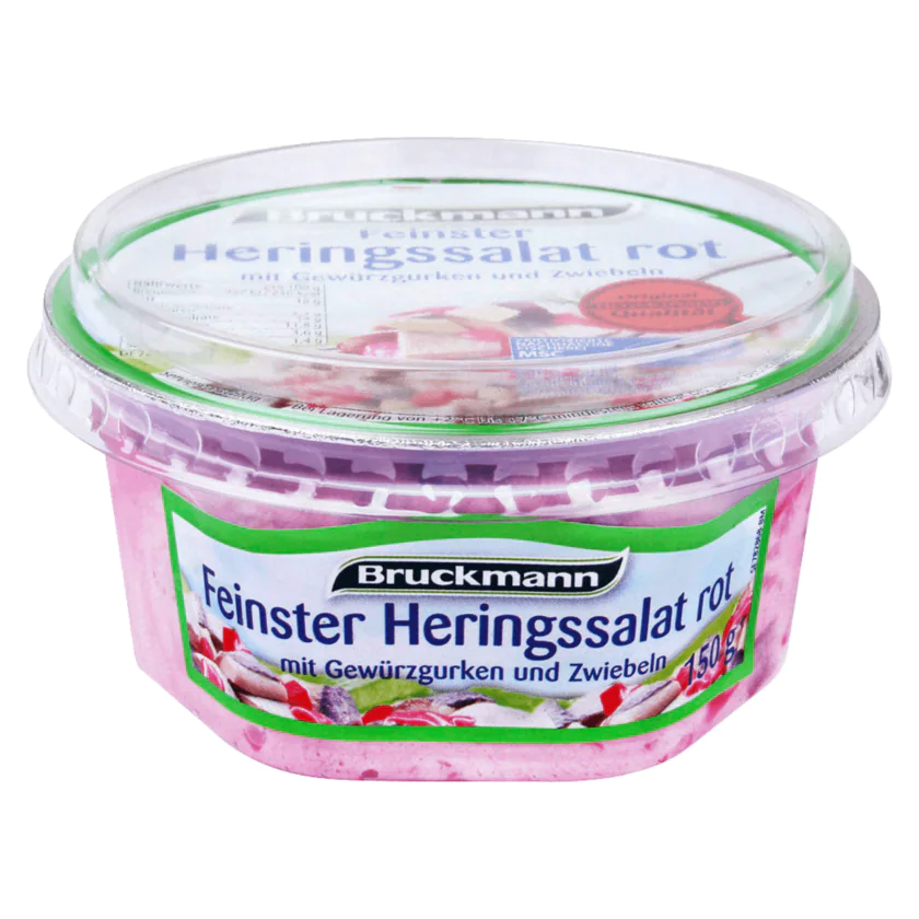 Bruckmann Feinster Heringssalat rot 150g - 4045800782868