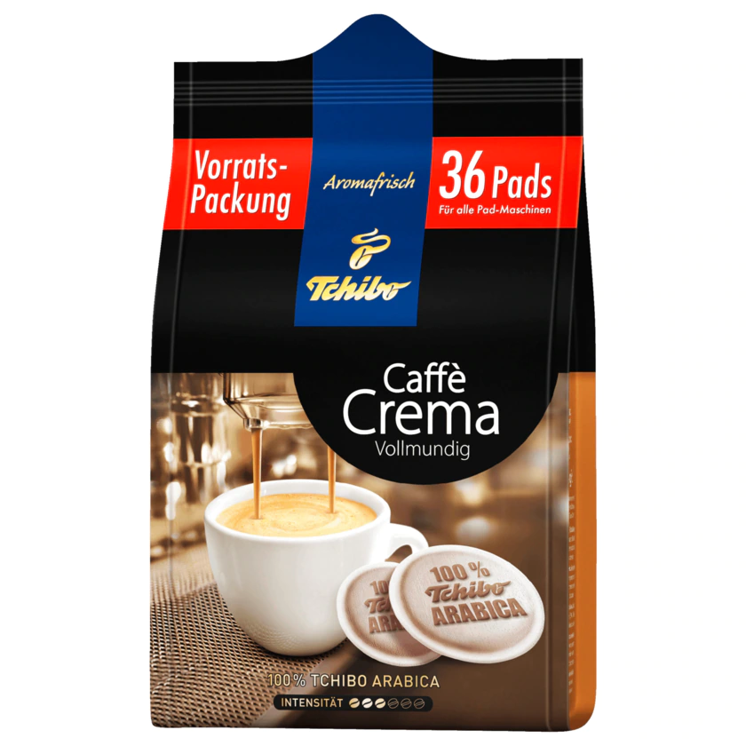 Tchibo Caffè Crema 266g, 36 Pads - 4046234837995