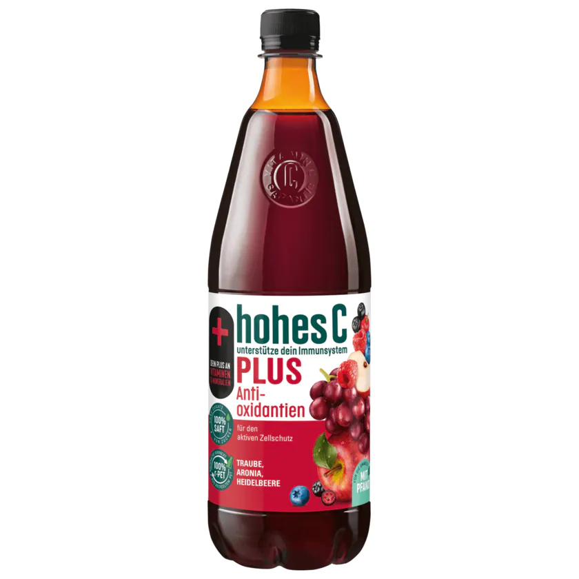 Hohes C Plus Antioxidantien Traube Aronia Heidelbeere 1l - 4048517702419