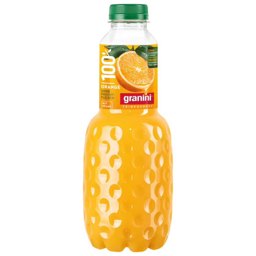 Granini 100% Orange ohne Fruchtfleisch 1l - 4048517702730
