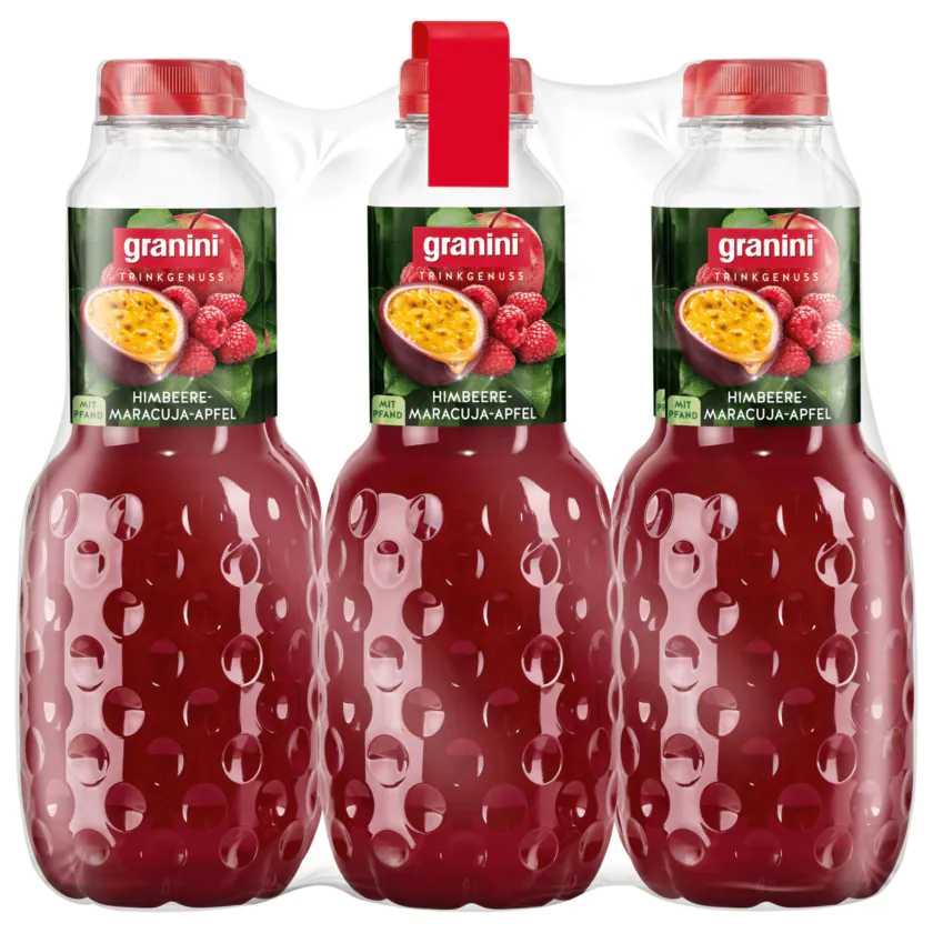 Granini Trinkgenuss Himbeere-Maracuja-Apfel 6x1l - 4048517703799