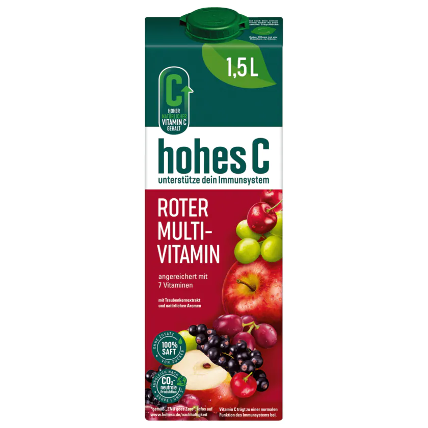 Hohes C Roter Multivitamin 1,5l - 4048517708763