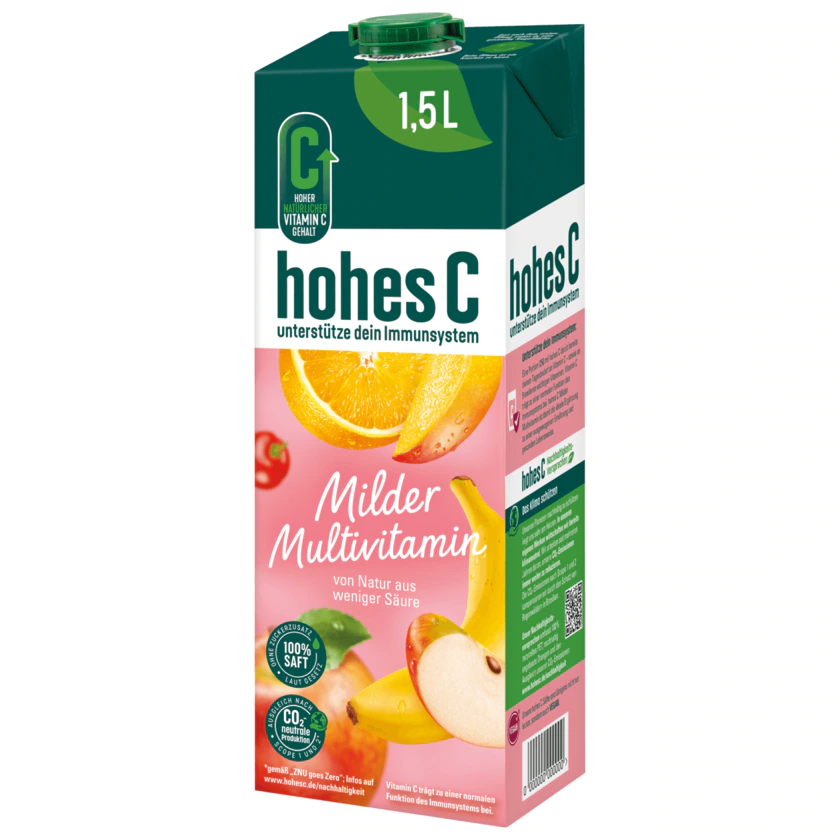 Hohes C Milder Multivitamin 1,5l - 4048517709647