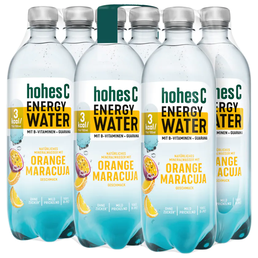 Hohes C Energy Water Orange Maracuja 6x0,75l - 4048517713323