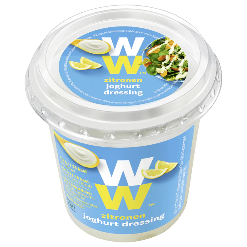 Weight Watchers Zitronen Joghurt Dressing 150ml - 4051009022032