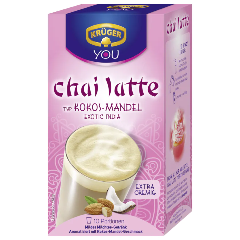 Krüger Chai Latte Exotic India, 10 BTL - 4052700088853