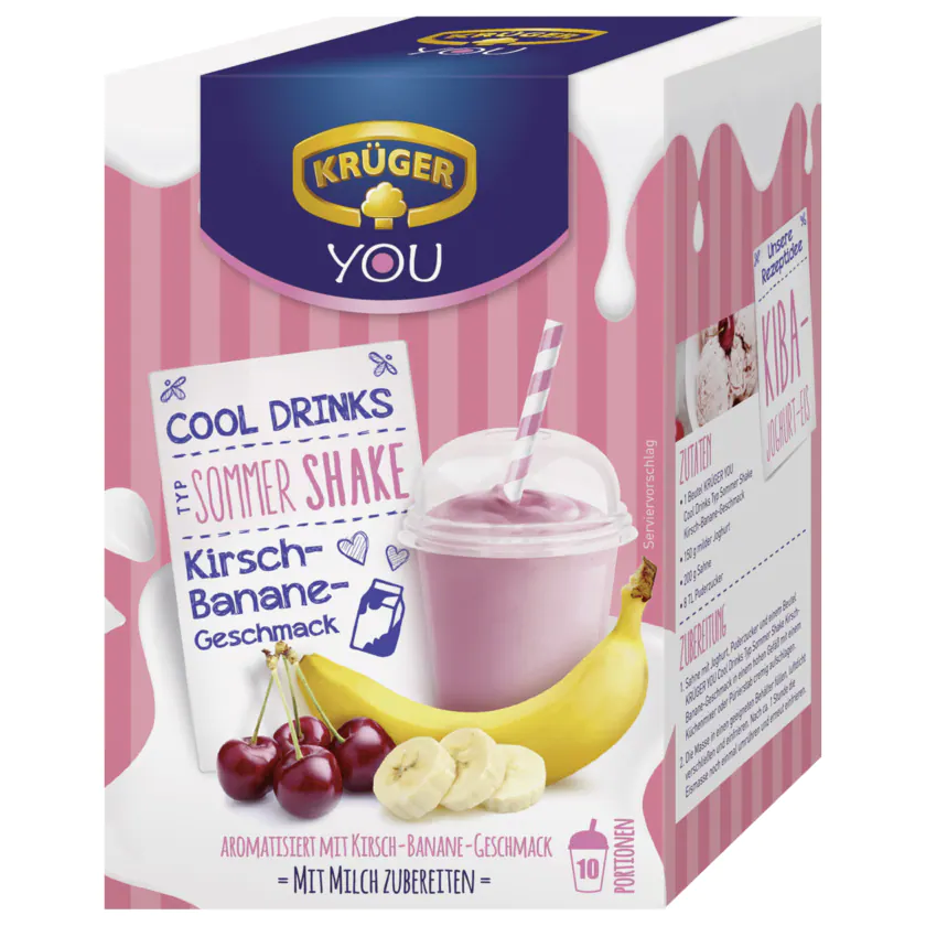 Krüger You Cool Drinks Typ Sommer Shake Kirsch-Banane 200g - 4052700201443