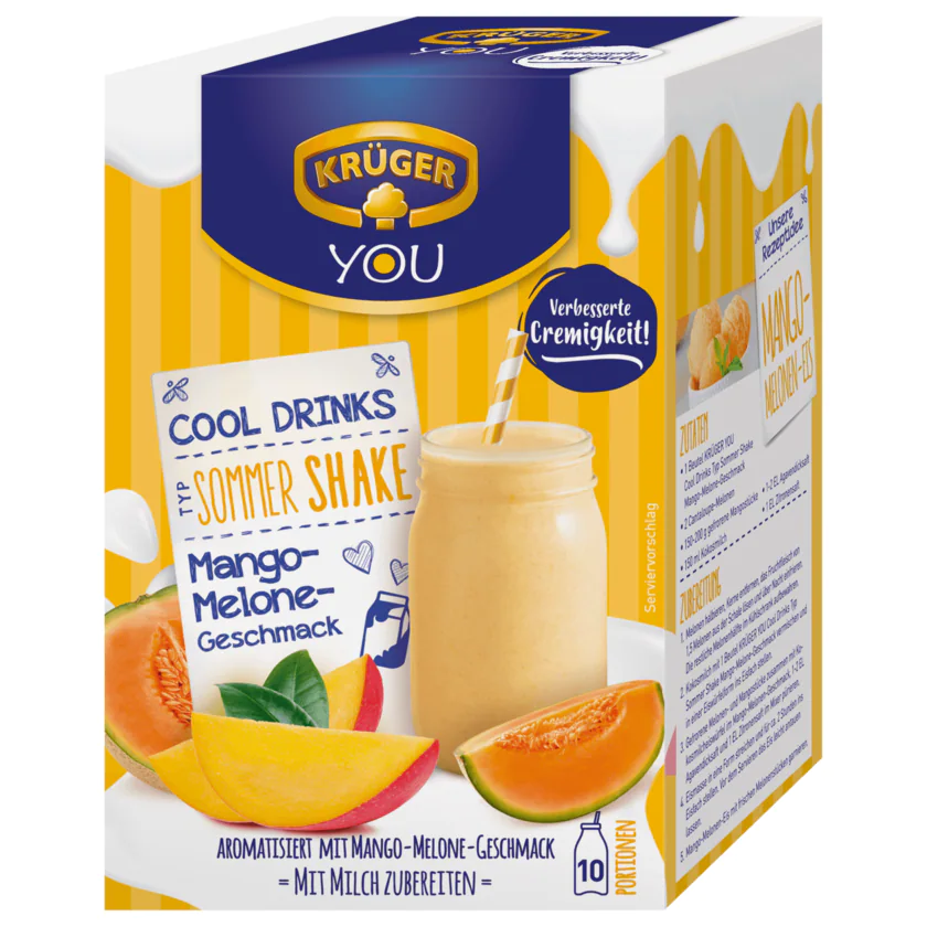 Krüger You Cool Drinks Typ Sommer Shake Mango-Melone 200g - 4052700205267