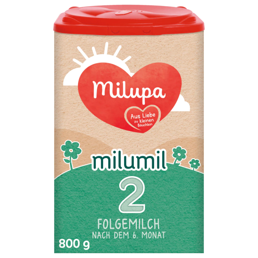 Milupa Milumil 2 Folgemilch, nach dem 6. Monat 800g - 4056631001790