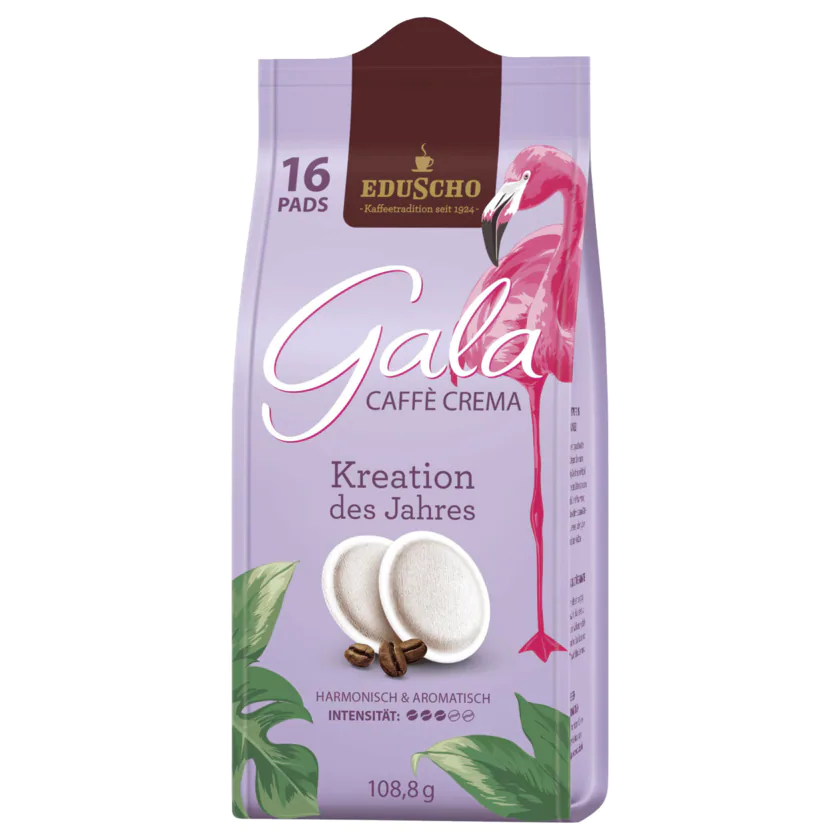 Eduscho Gala Caffè Crema Pads 108,8g, 16 Stück - 4061445179900