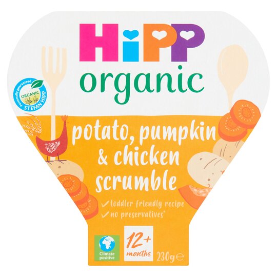 Hipp Organic Potato, Pumpkin & Chicken Scrumble 230G - 4062300013919