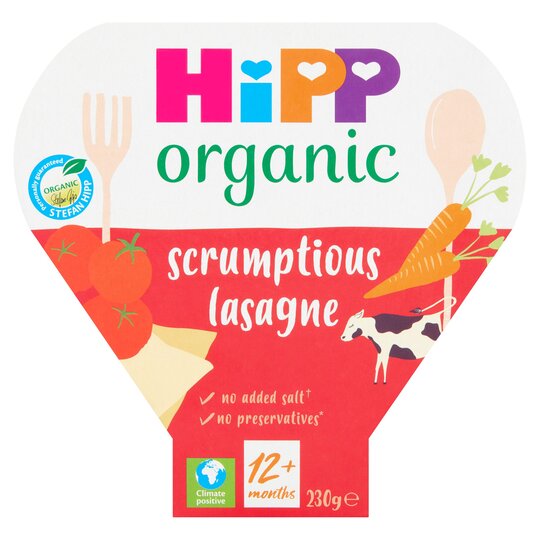 Hipp Organic 1 Year Scrumptious Lasagne 230G - 4062300024519