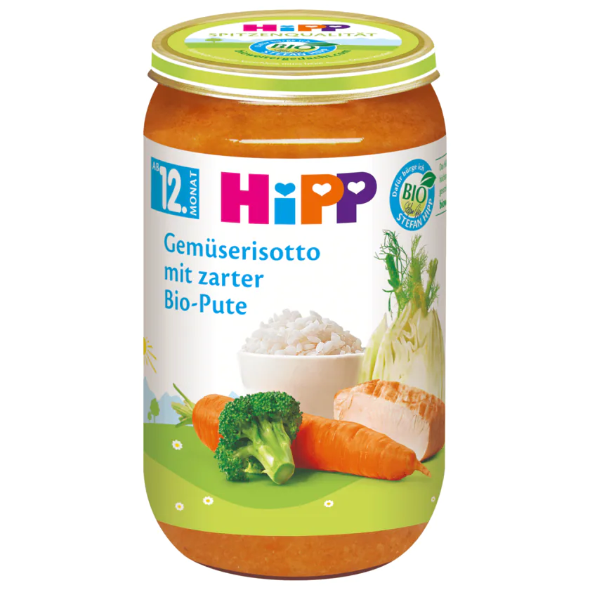 Hipp Gemüserisotto Mit Zarter Bio Pute - 4062300036710