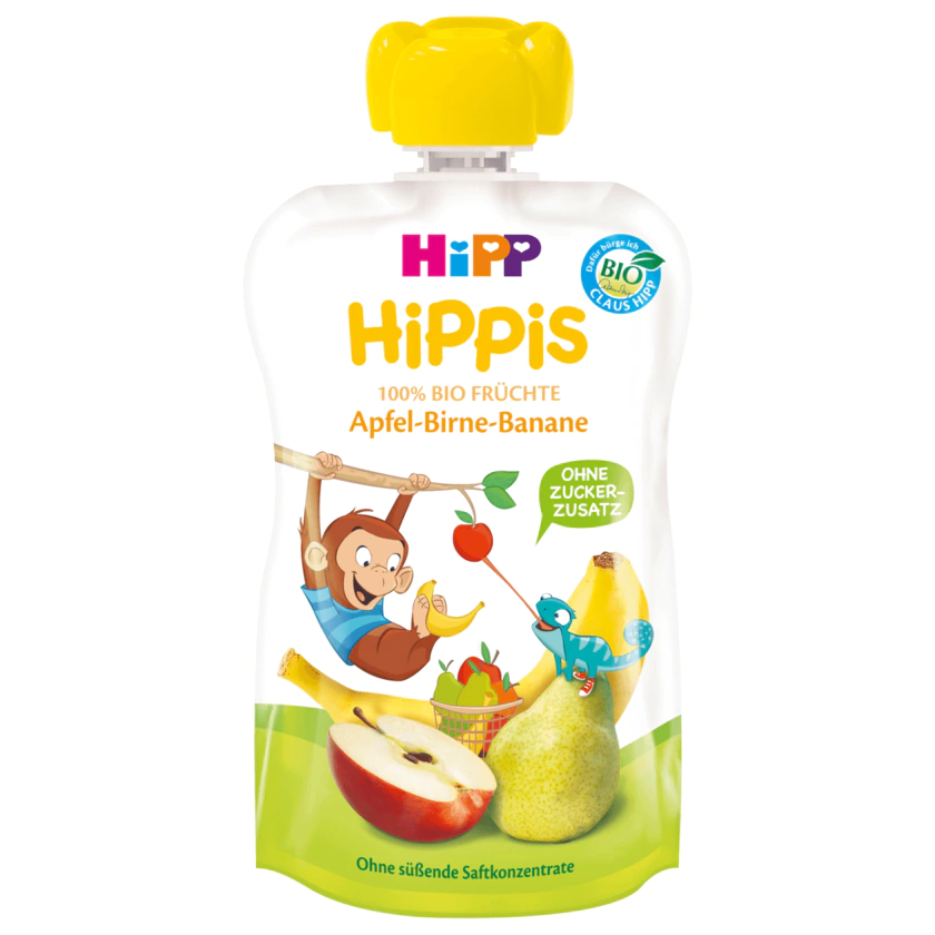 Hipp Bio Hippis Apfel-Birne-Banane 100 g - 4062300278530