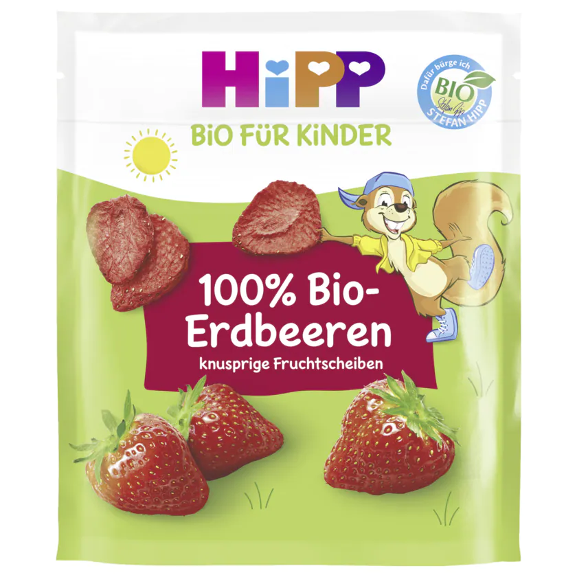 Hipp Bio Erdbeerschnitz Sonst Nix 10g - 4062300322851