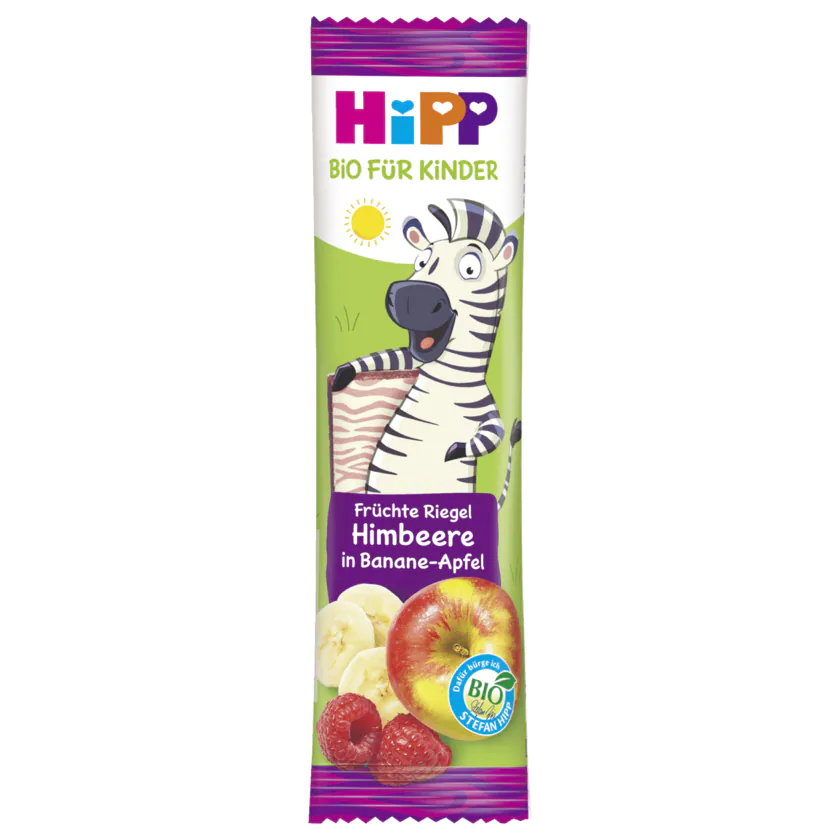 Hipp Früchte Freund - Himbeere in Banane-Apfel - 4062300362208