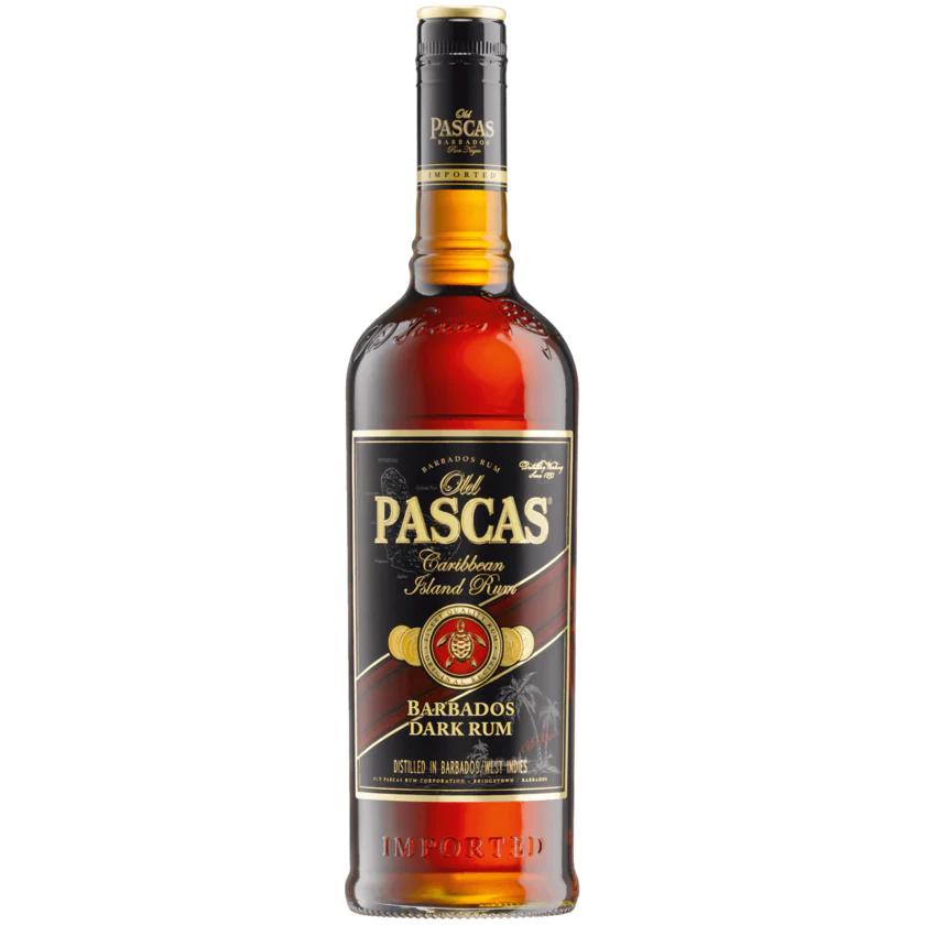 Old Pascas Ron Negro Dark Barbados Rum 0,7l - 4062400527101