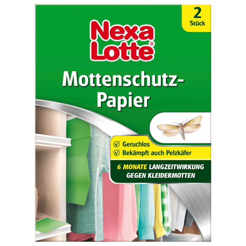 Nexa Lotte Mottenschutzpapier 2 Stück - 4062700836194