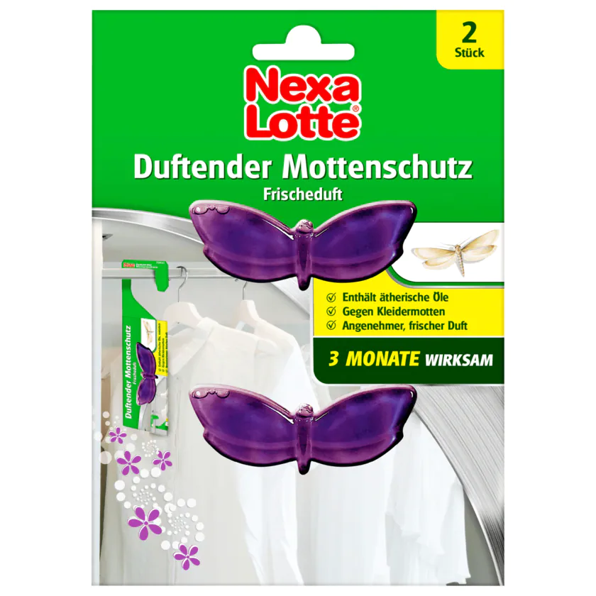 Nexa Lotte Duftender Mottenschutz Frischeduft 2 Stück - 4062700836552