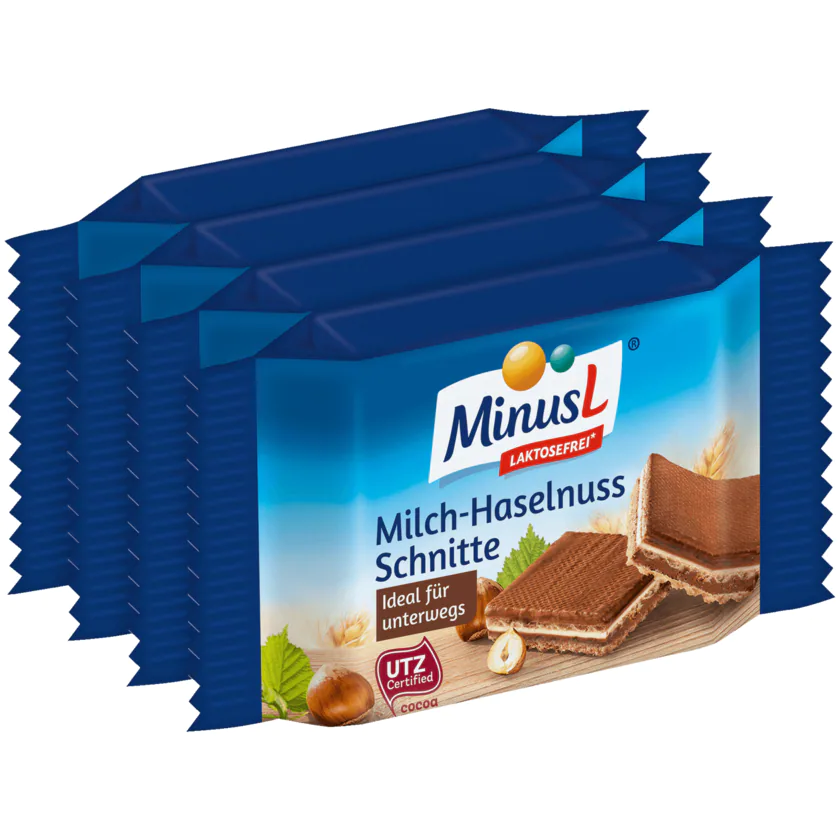 Minus l Milch haselnuss schnitte - 4062800012016