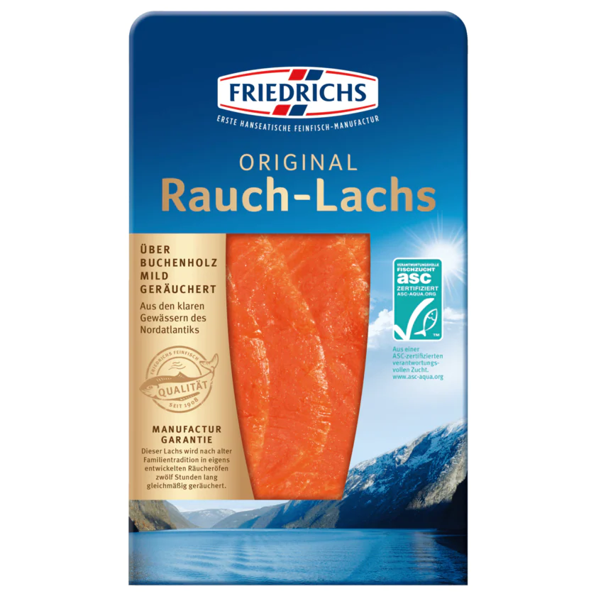 Friedrichs Rauch-Lachs ASC 100g - 4063600016020