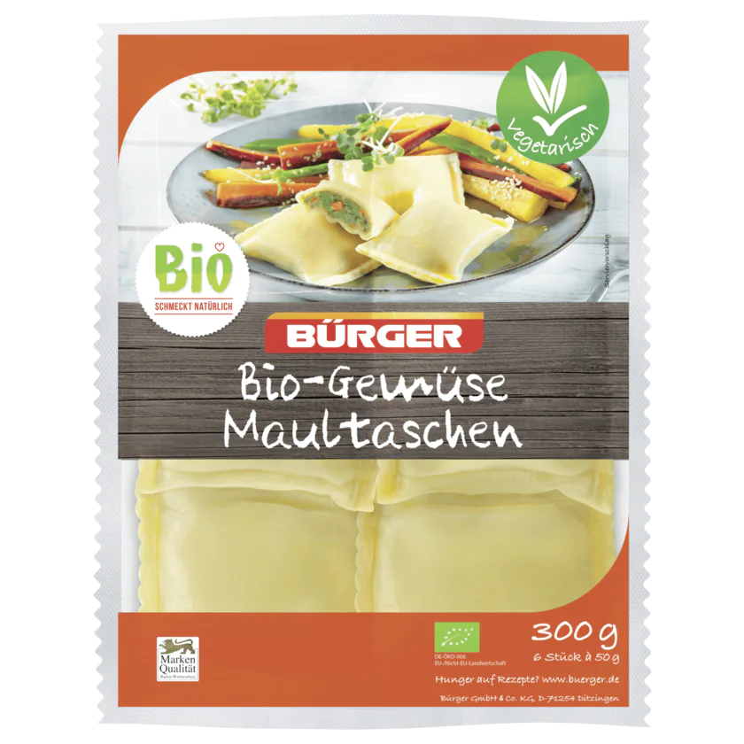 Bürger Bio-Gemüsemaultaschen 300g - 4075600125114