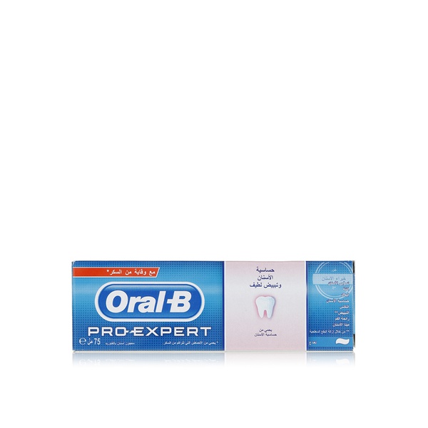 Oral-B pro-expert sensitive & gentle whitening toothpaste 75ml - Waitrose UAE & Partners - 4084500190863