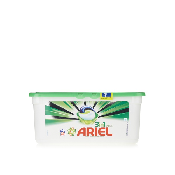 Ariel Automatic 3 in 1 Pods Laundry Detergent Original Scent 30 count - Waitrose UAE & Partners - 4084500468009