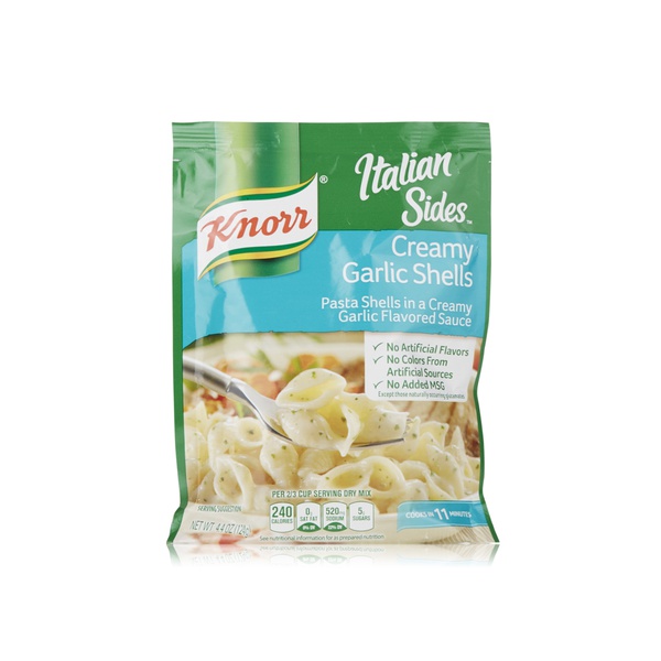 Knorr Italian creamy garlic shells 124g - Waitrose UAE & Partners - 41000022906