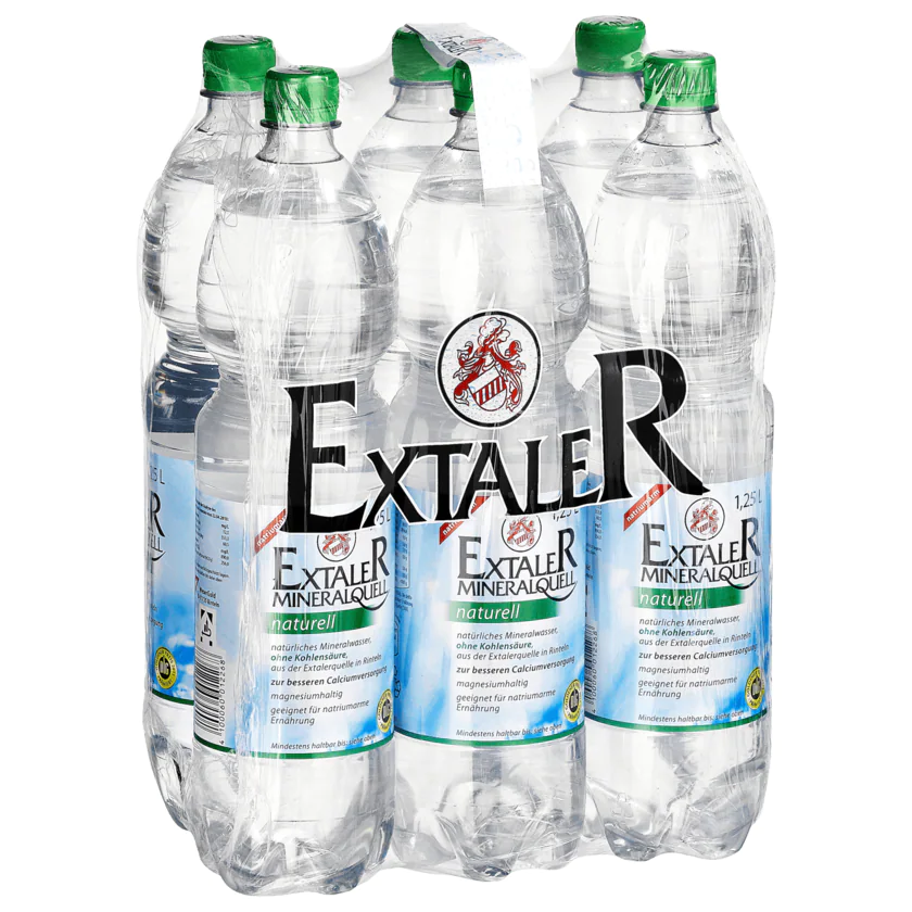Extaler Mineralwasser Naturell 6x1,25l - 4100060013074