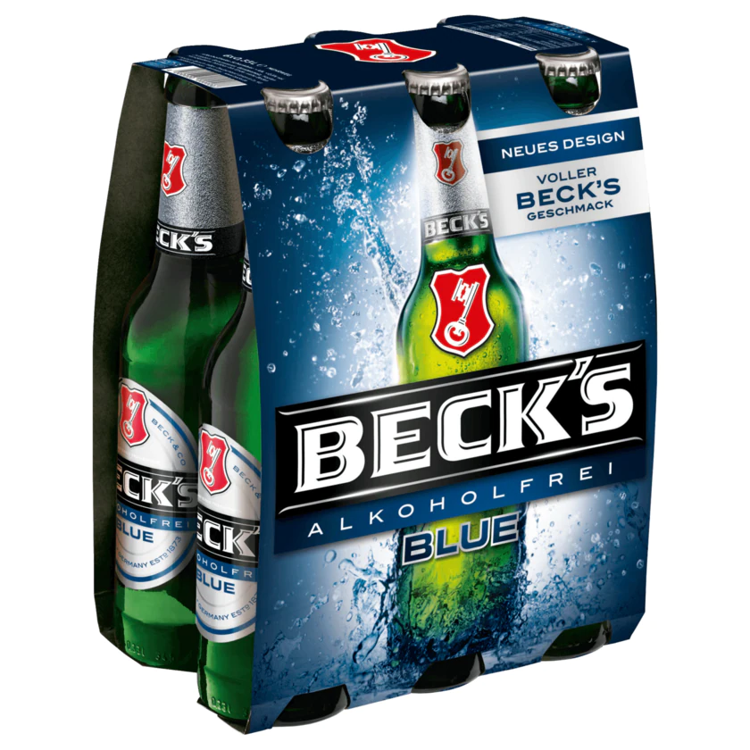 Beck's Blue alkoholfrei 6x0,33l - 4100130900327