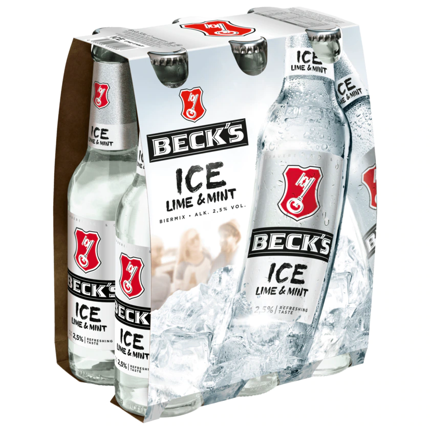 Beck's Ice Lime & Mint 6x0,33l - 4100130900389