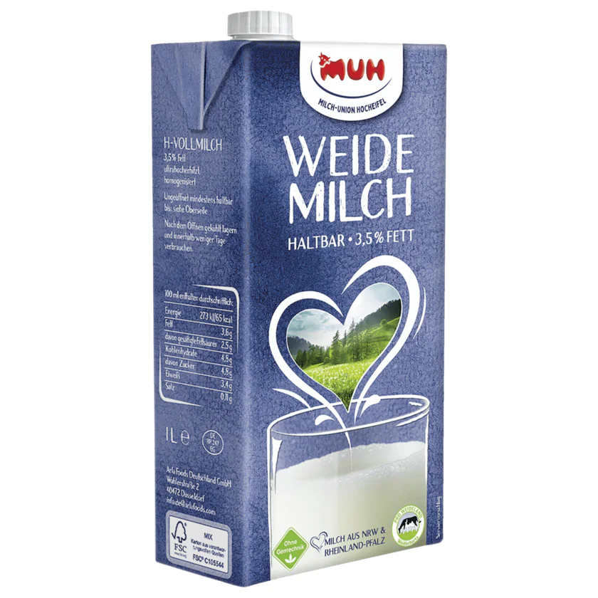 Muh H-Weidemilch 3,5% 1l - 4100290073381