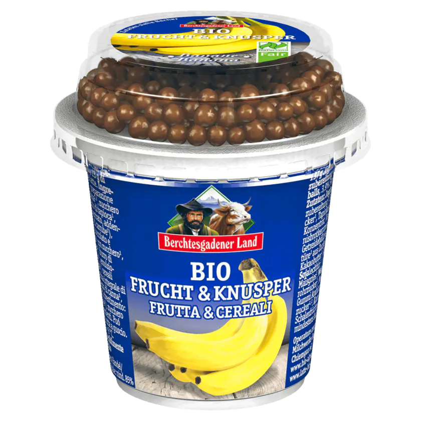 Berchtesgardener Land Bio Frucht & Knusper Banane 150g - 4101530007456