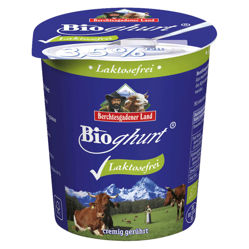 Berchtesgardener Land Bioghurt Laktosefrei 3,5% 400g - 4101530008170