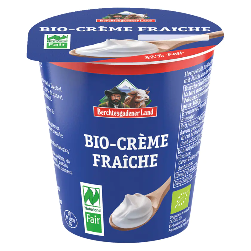Berchtesgadener Land Bio Crème Fraîche 150g - 4101530009559