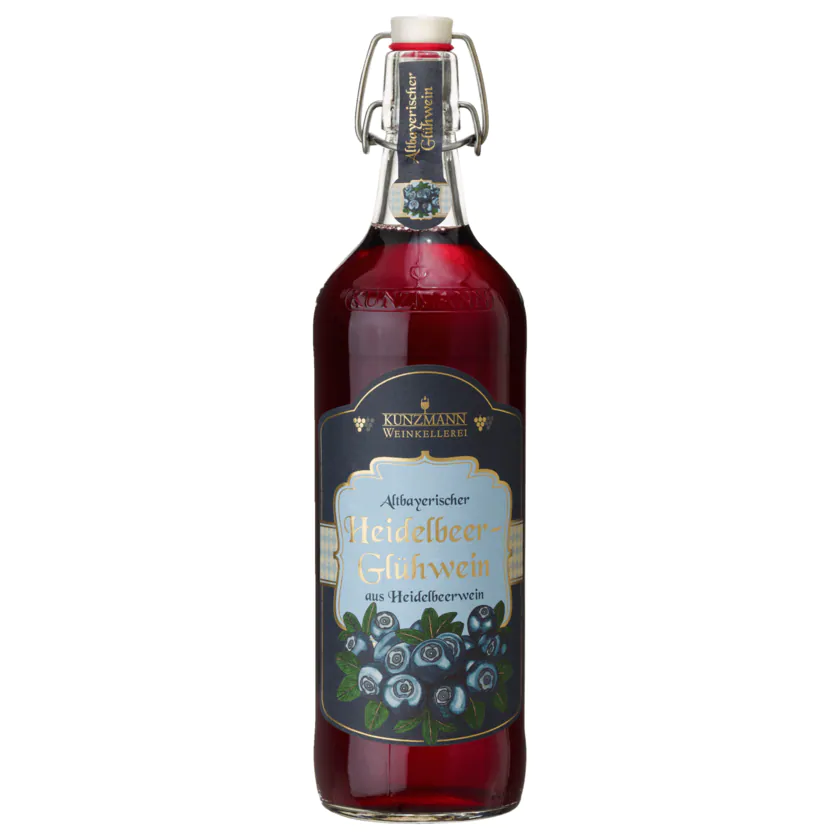 Kunzmann Weinkellerei Heidelbeer-Glühwein 1l - 4101660230007