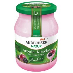 Andechser Natur Auslese Aronia-Kirsche Bio Jogurt mild - 4104060028304