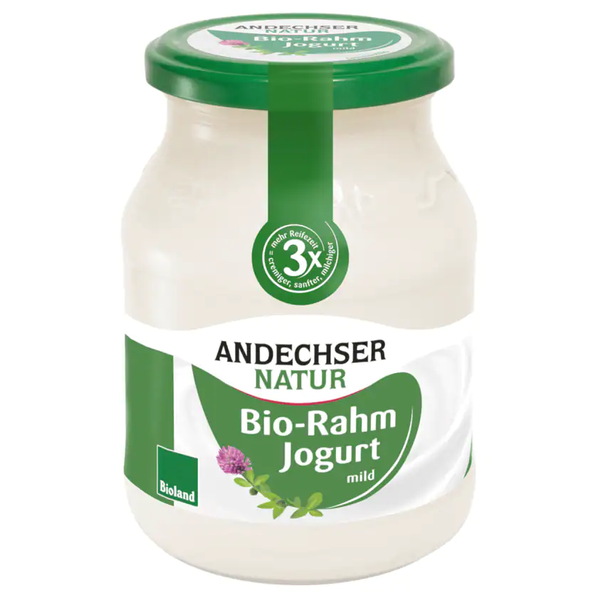 Andechser Natur Bio Rahmjoghurt mild 500g - 4104060031687