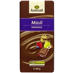 Alnatura Bio Müsli Vollmilch Schokolade 80 g - 4104420146921