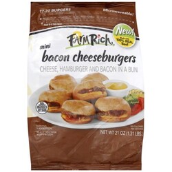 Farm Rich Cheeseburgers - 41322356222