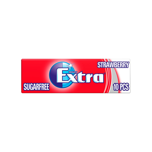 Wrigley's Extra Strawberry Chewing Gum 10 Pieces - 42112907